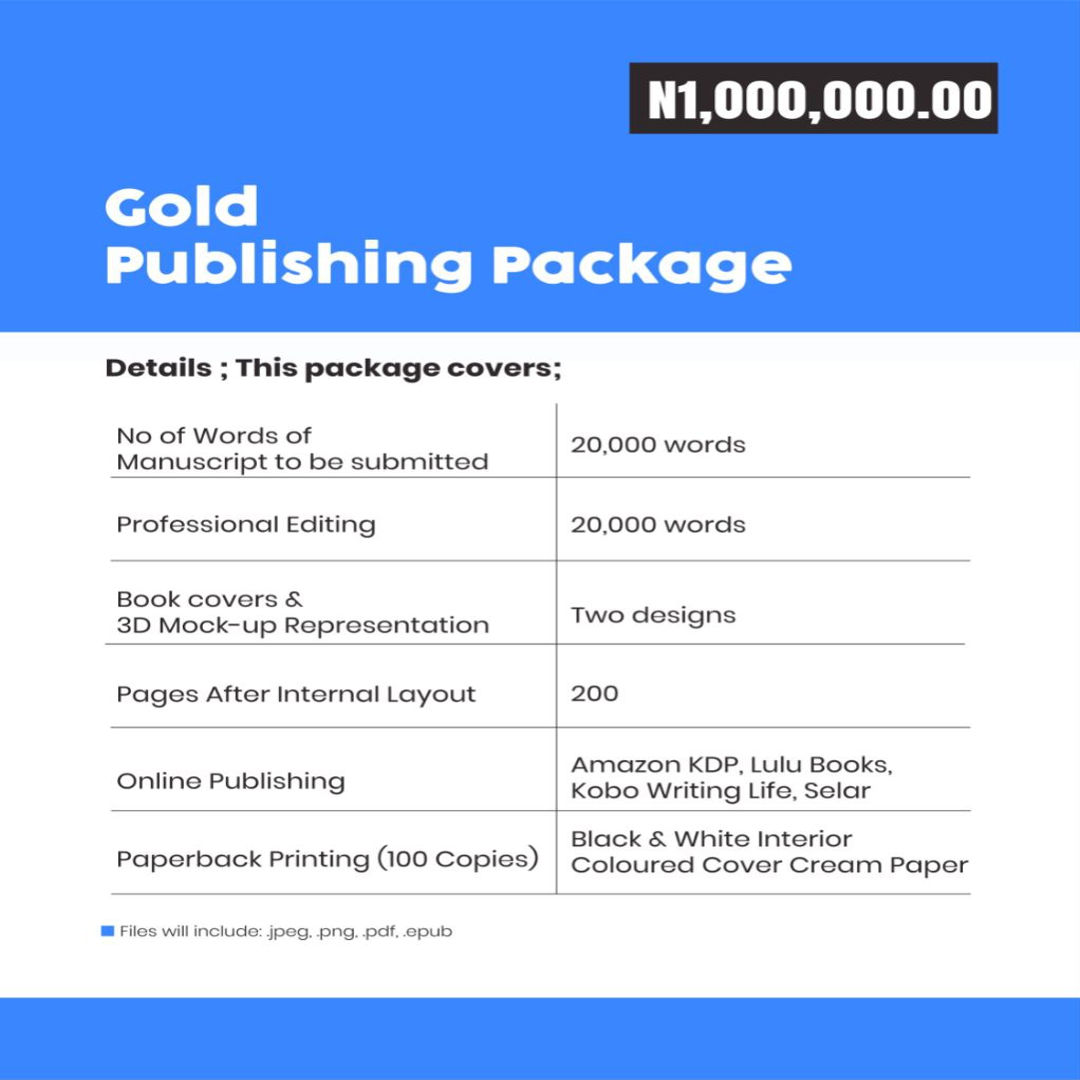 Gold Publishing Package